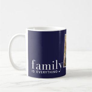 Mug famille tout moderne élégant cadeau photo