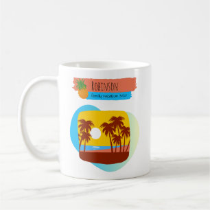 Mug Famille Tropical Beach Vacances Souvenir