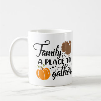 Mug Famille un lieu de rassemblement Personnalisé