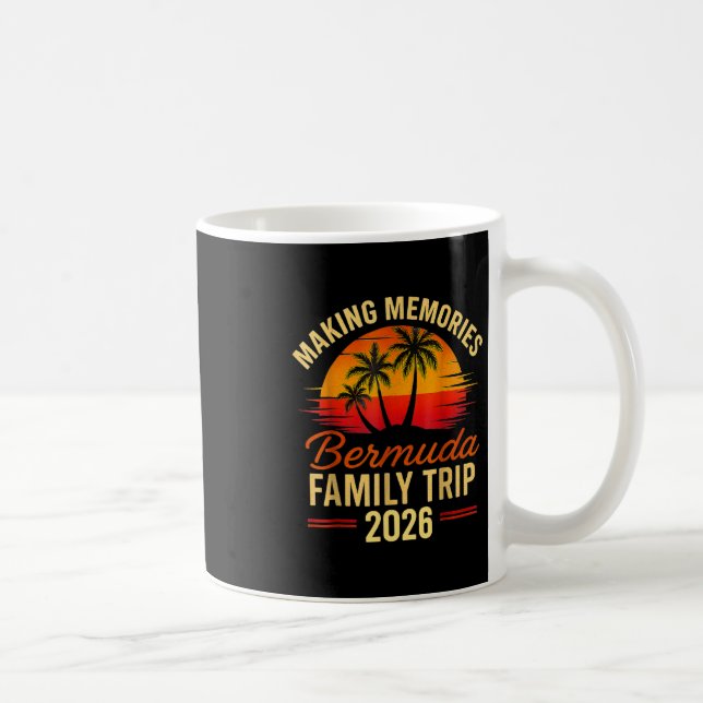 Mug Family Cruise Bermuda 2026 Summer Matching Vacatio (Droite)