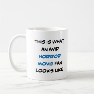 Mug fan de film d'horreur, avide