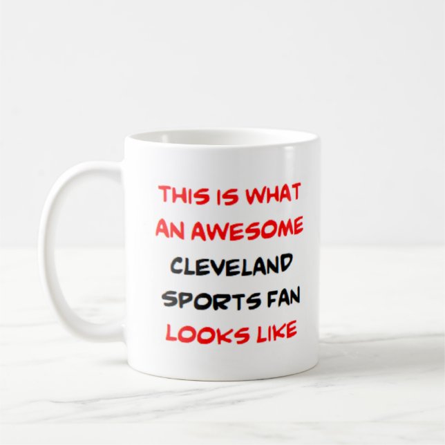 Mug fan de sports et de sport, génial (Gauche)
