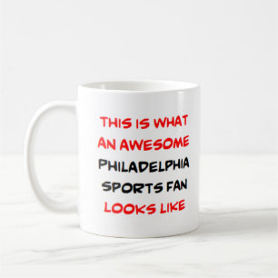 Mug fan de sports philadelphie, génial