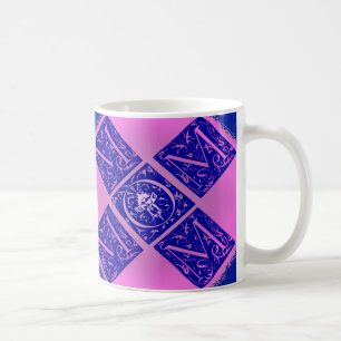 Mug Fancy Mama Texte en Blue and Purple