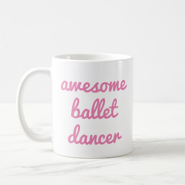 Mug fantastique danseur de ballet Citation Dancer cade (Gauche)