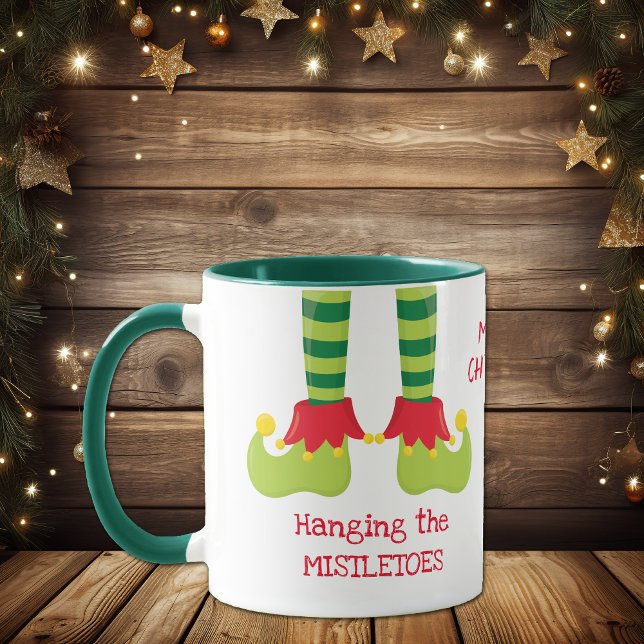 Mug Fantastique elfe accrocher des mélèzes Noël (Créateur téléchargé)