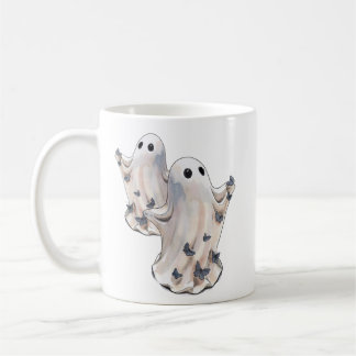 Mug Fantôme avec papillons Halloween