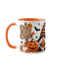 Mug fantôme de gnomes d'Halloween mignon