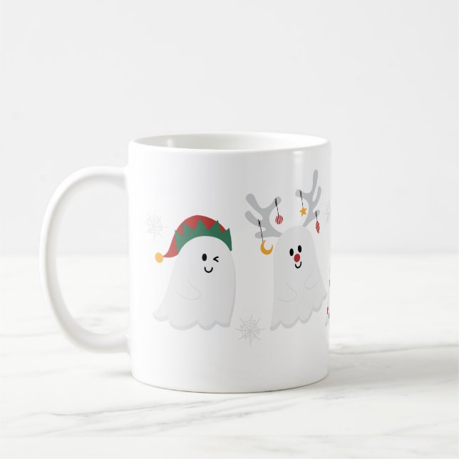 Mug Fantômes de Noël Éffrayants (Gauche)
