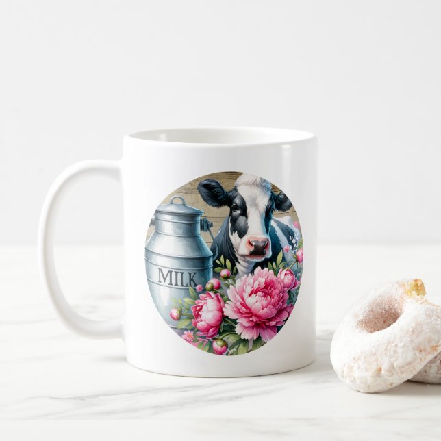 Mug Farm Cow  (Avec donut)