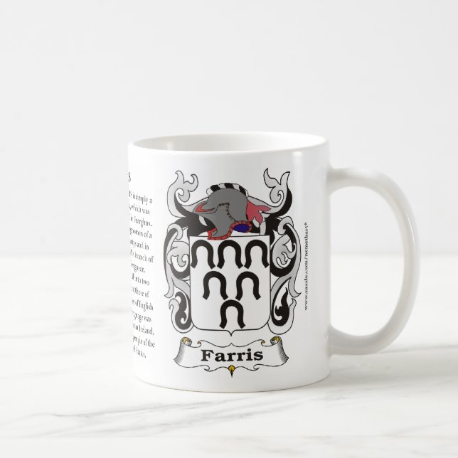 Mug Farris, origine, signification et la crête (Droite)