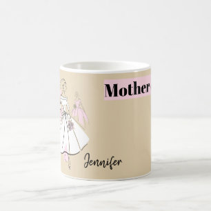 Mug Fashion Bride Neutral Group Mère l'épouse Nom