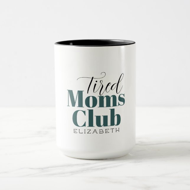Mug Fatigué maman Club Bouteille d'eau (Centre)