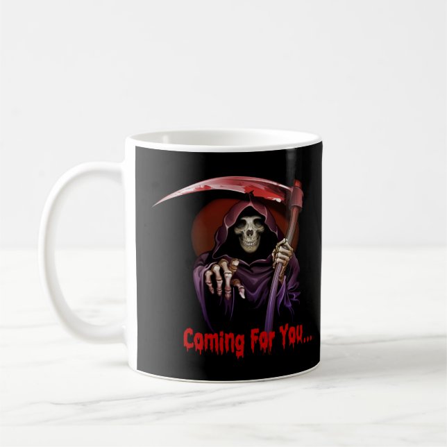 Mug Faucheuse Grim Venant Pour Vous (Gauche)