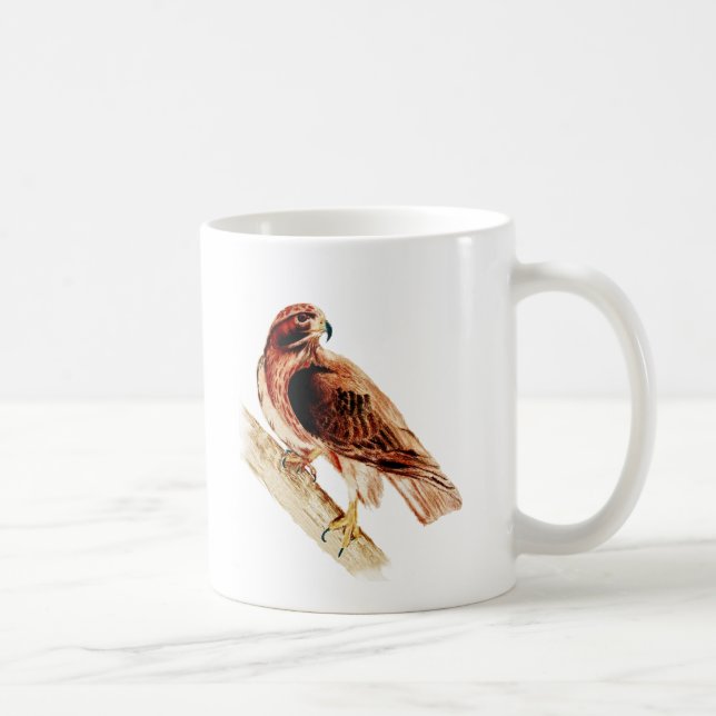 Mug Faucon rouge de queue (Droite)