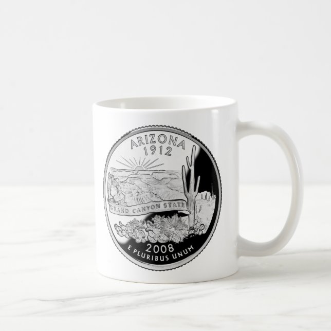 Mug Faux Arizona State Quarter Grand Canyon State (Droite)
