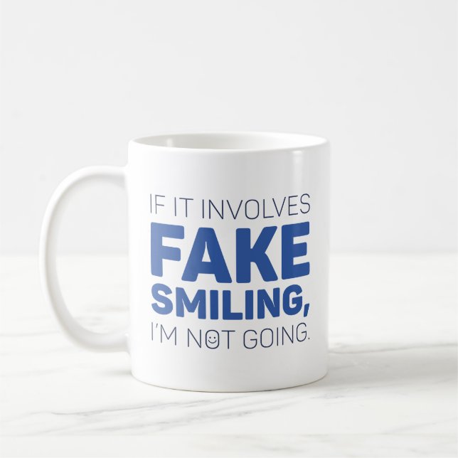 Mug Faux sourire (Gauche)