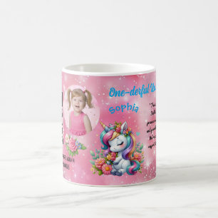 Mug Faveur de code-barres d'anniversaire pour enfants 