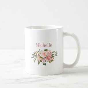 Mug Faveur de demoiselle d'honneur en rose floral et o