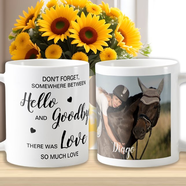 Mug Favori Bonjour Personnalisé Photo Pet Memorial (Créateur téléchargé)