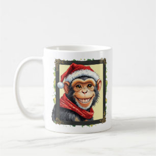 Mug Favoris de Noël animal amusant - Singe 2