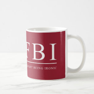 Mug FBI  Feminist Etre Ironique Amusant