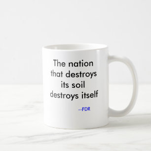 Mug FDR le défenseur de l'environnement