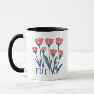 Mug FDT Floral Wreath Subtle Feminine Boho Anti-Trump
