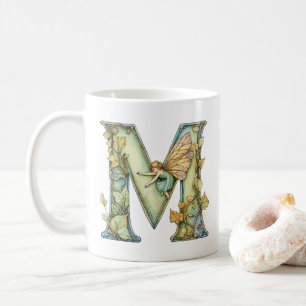 Mug Fée Arc-en-Ciel Initiale 'M'