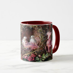 Mug Fées dans un nid d'oiseaux, John Anster Fitzgerald