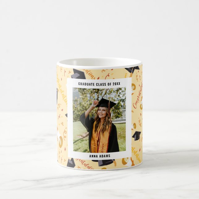 Mug Félicitations à l'obtention du diplôme Photo (Centre)
