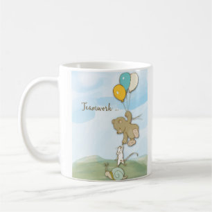 Mug Félicitations au travail d'équipe avec la souris d