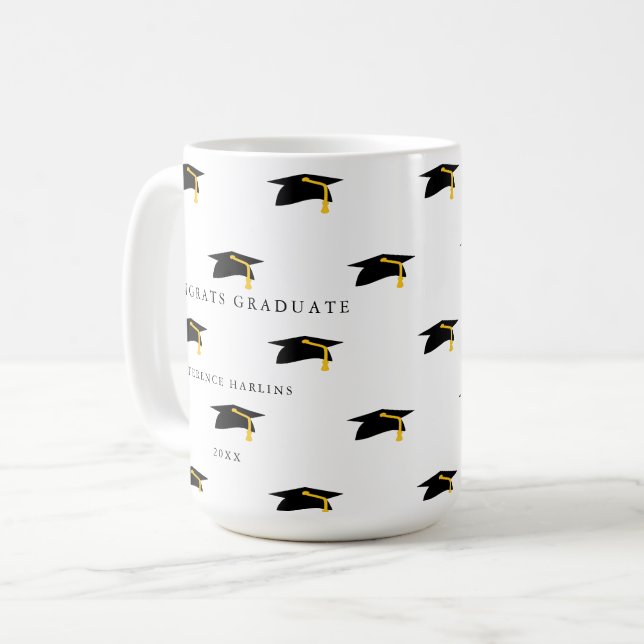 MUG FÉLICITATIONS CASQUETTE (Devant gauche)