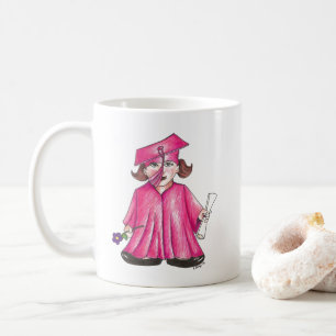 Mug Félicitations Diplôme de Casquette diplômé Gown