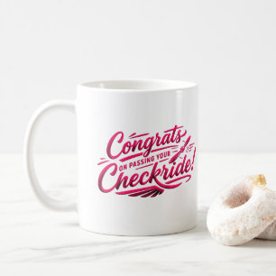 Mug Félicitations pour avoir réussi votre checkride !