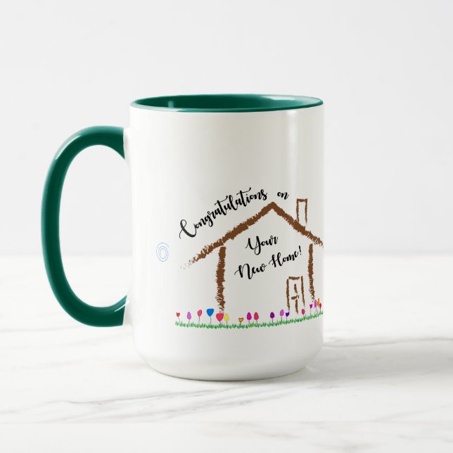 Mug * Félicitations sur votre nouvelle maison * (Gauche)