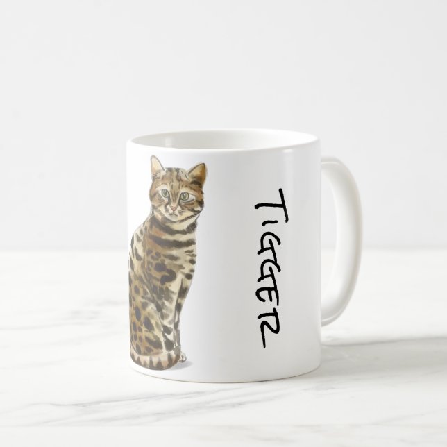 Mug Feline du Bengale (Devant droit)