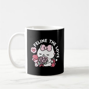 Mug Feline the Love - Design de chat de la belle Valen