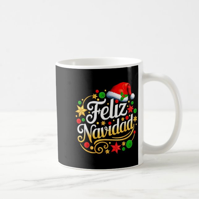 Mug Feliz Navidad Spanish Mexican Christmas Xmas Holid (Droite)