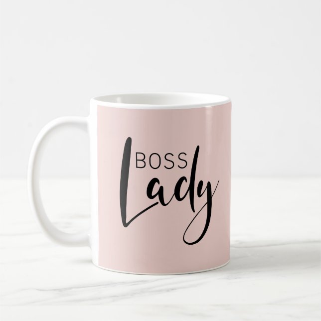 Mug Feminine Rose Blush Lady Boss (Gauche)