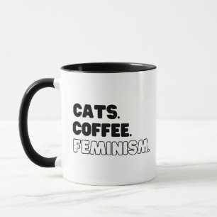Mug Féminisme du café des chats