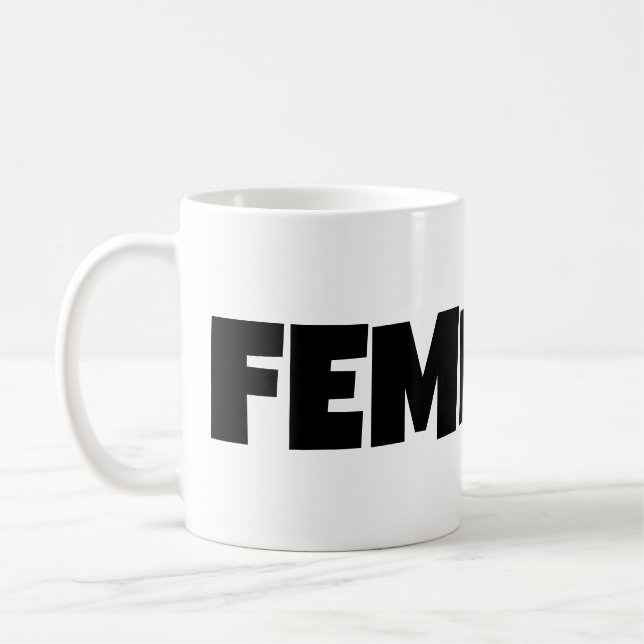 Mug féministe moderne idée cadeau féminisme (Gauche)