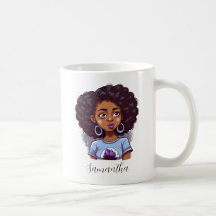 Mug Femme afro classe et élégante