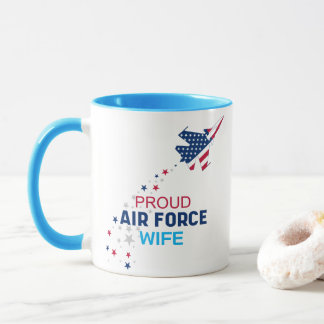 Mug Femme américaine fière de l'armée de l'air