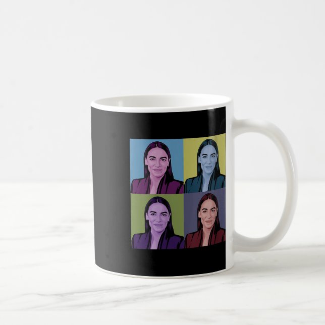 Mug Femme Aoc Alexandria Ocasio-cortez First Femme P (Droite)
