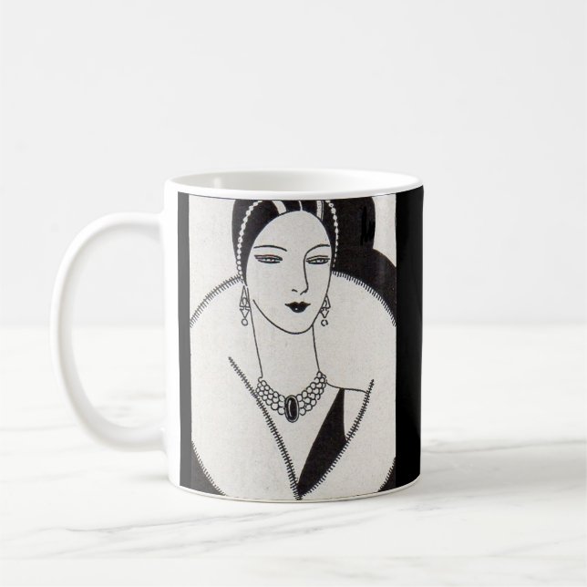 Mug Femme art déco 1928 (Gauche)