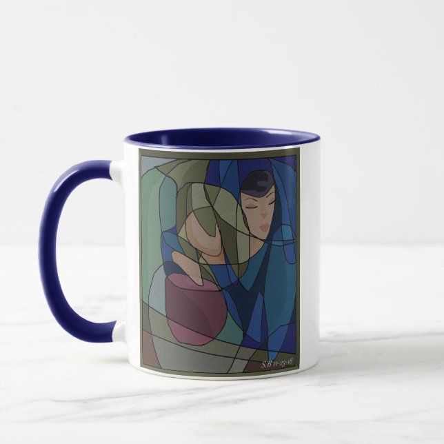 Mug Femme Au Puits : (Gauche)
