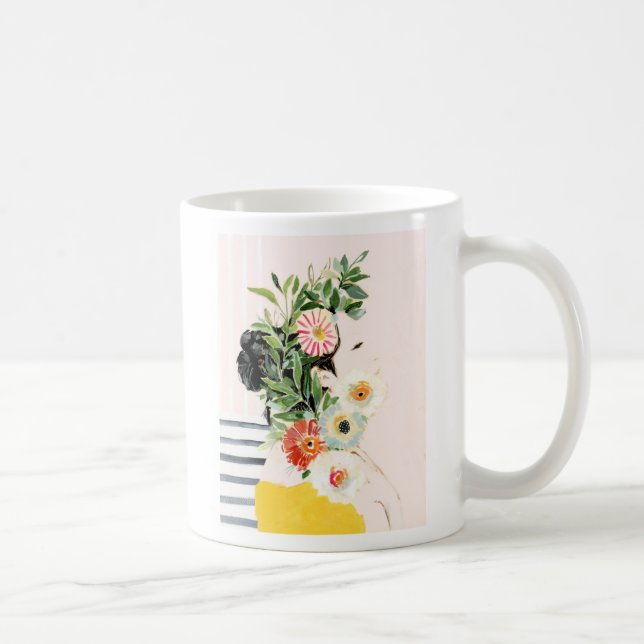Mug Femme aux fleurs (Droite)