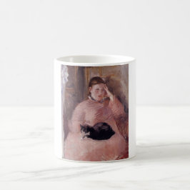 Mug Femme avec un chat (par Edouard Manet)