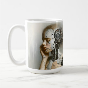 Mug Femme Cyborg Femme Ai Art 